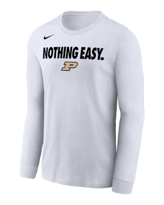 NIKE ゲームシャツ　Purdue Boilermakers Men's Nike Black Purdue Boilermakers Logo Stack Legend